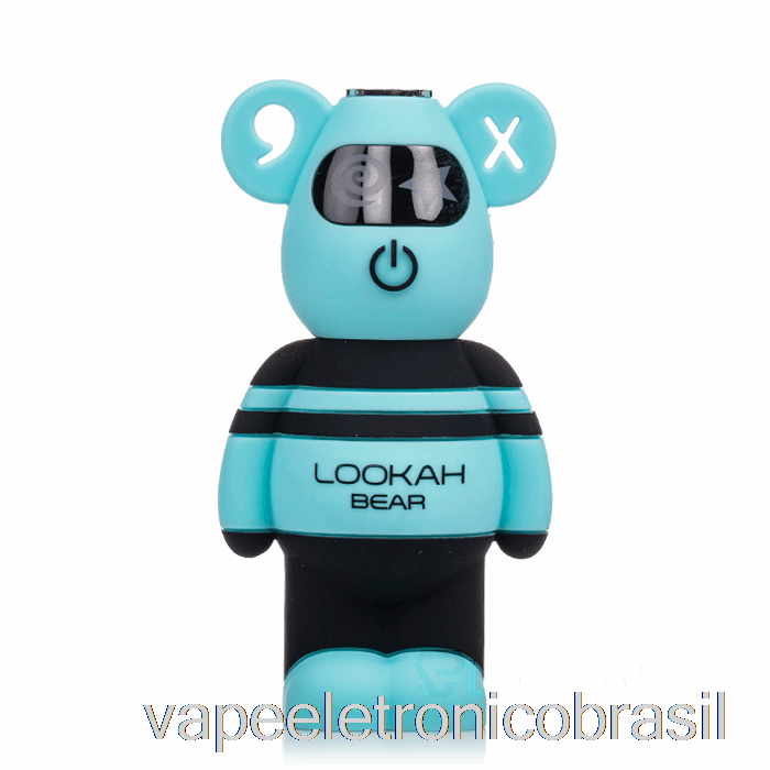 Vape Eletrônico Lookah Bear 510 Bateria Ciano